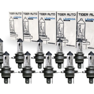Kit 10 Lampada Halógena H4 12v 3200k 60w 55w Tiger Auto